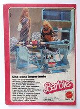 Pubblicita' Barbie Mattel Sala Da Pranzo Advertising Werbung Vintage 1980 (T7)