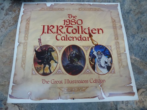 1980 calendario tolkien - j.r.r.,