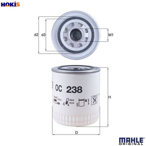 Filtro olio 238 per aston - olio,