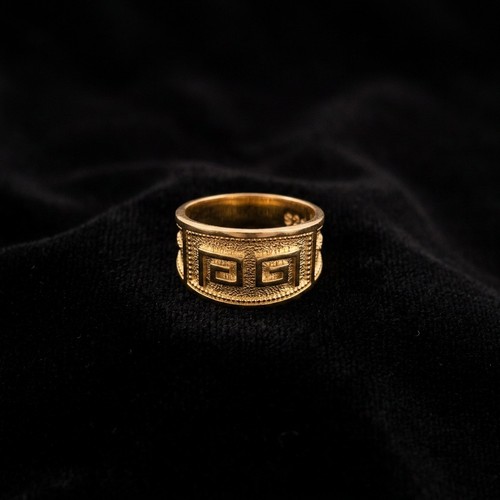 Anello meandro chiave - anello, a