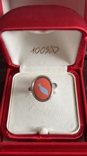 Anello Dodo Argento Raro