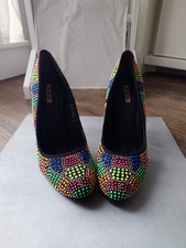 decolte strass colorate nere