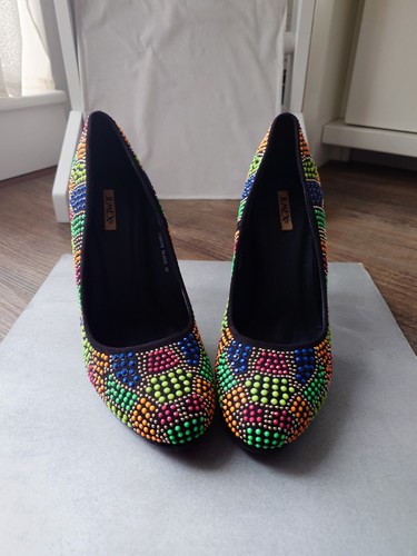 Decolte strass colorate nere - colorate,