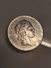 Moneta 50 Lire 1978 Repubblica Italiana Rara.PICCOLO ERRORE-DIFETTO Conio