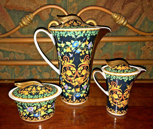 Rosenthal versace gold ivy - "gold, ivy"