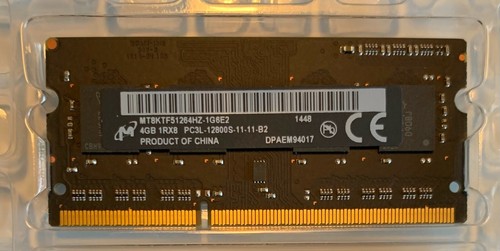 1600 mddr3 1rx8 sodimm - gb,