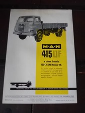 Camion MAN 415 L1F 123 Cv Autocarro Cabina Frontale TRUCK Brochure originale 