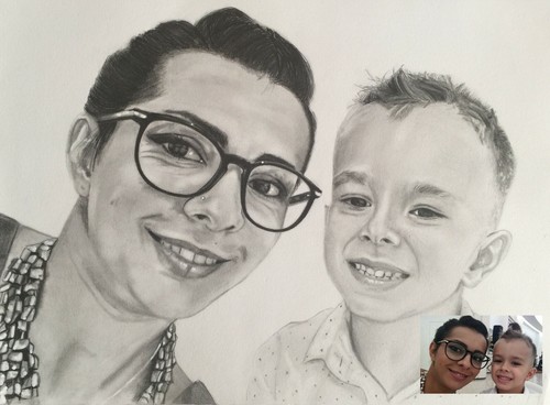 Ritratto commissione 1 - ritratto, su