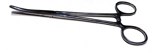 Pinza forcipe curva - , inclinata