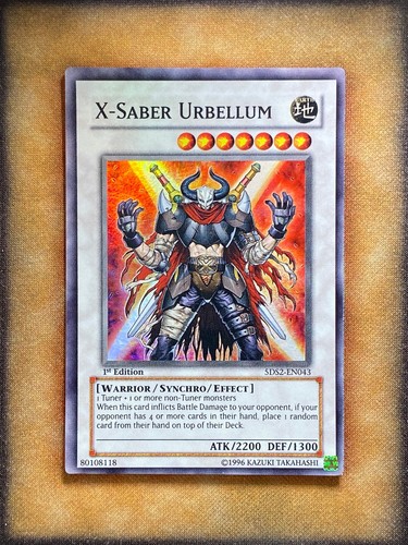 Yugioh saber urbellum - yugioh,