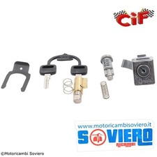 Tris Serrature Bloccasterzo Bauletto Sella Vespa PX 125 150 P200E dal 78>84