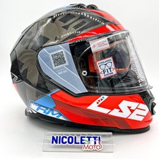 Casco Integrale Ls2 Ff800 Storm II Sprinter Grigio Rosso Blu 168002132S