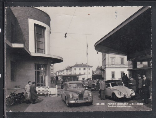 Cartolina ponte chiasso - chiasso, e