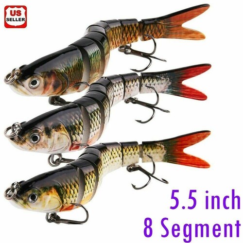 Fishing lure segments fish - lure, 8-segments