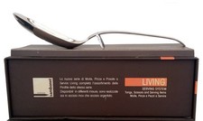 SAMBONET CUCCHIAIO RISOTTO 28cm CONFEZIONATO SILVER PLATE COLLEZIONE LIVING ARG.