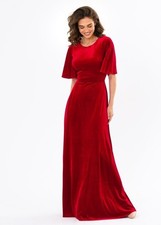 Mezza maniche rosso velluto - maniche,