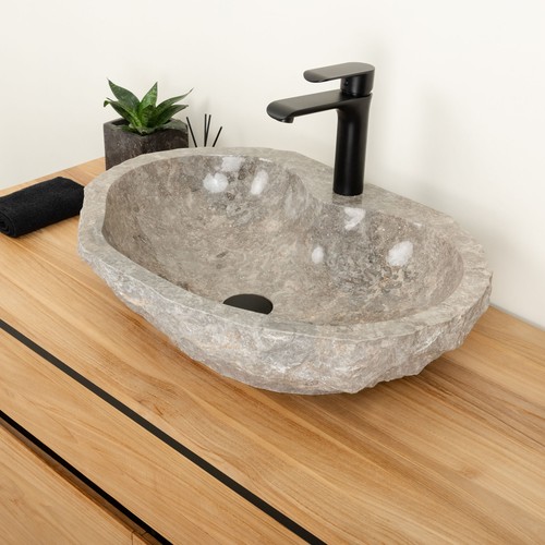Lavabo appoggio marmo - appoggio, 60