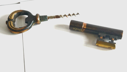 Vintage key shaped novelty - key,