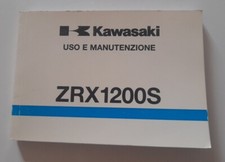Kawasaki Libretto Uso E Manutenzione Istruzioni Italiano ZRX1200S 2001