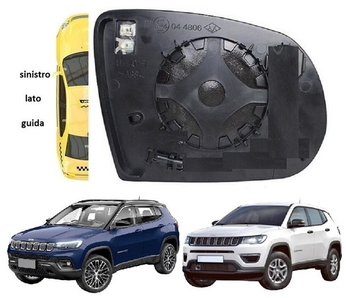 Piastra specchio retrovisore - piastra,