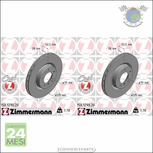 Kit dischi freno - dischi, zimmermann