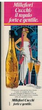 PUBBLICITA' ORIGINALE VINTAGE ANNI 80 - MILLEFIORI CUCCHI