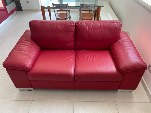 Divano pelle made - in, italy