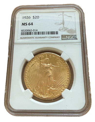 1926 oro 20 dollari ngc - $20,