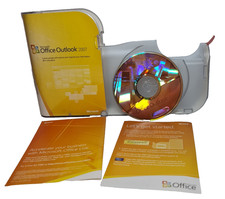 MICROSOFT Office Outlook 2007 Win32 cd inglese originale