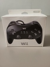 Classic Controller Pro Nintendo Wii Nero Boxato / Con Scatola