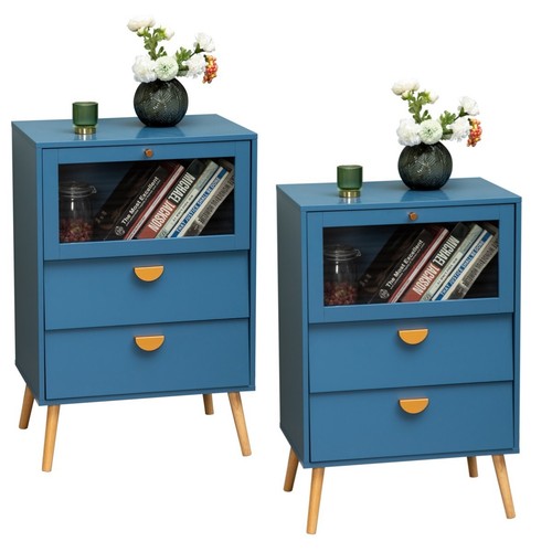 Comodini set con cassetto - set,