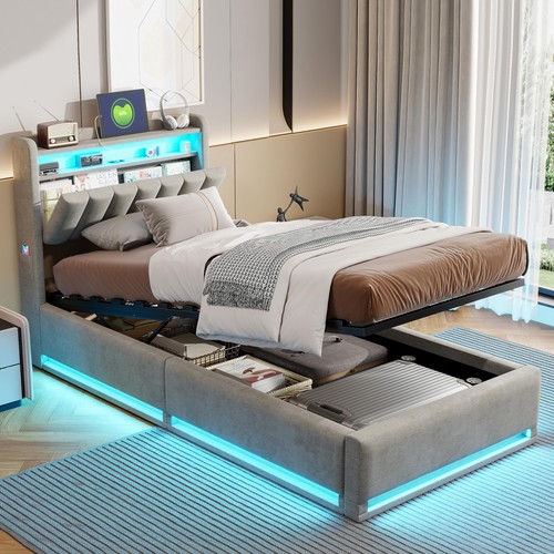 Letto imbottito 90x200 - , cm
