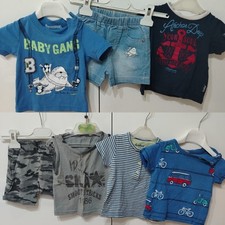 lotto stock abbigliamento bimbo neonato 7 pz 3/6/9 mesi