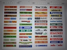 Subbuteo stickers all - 56,