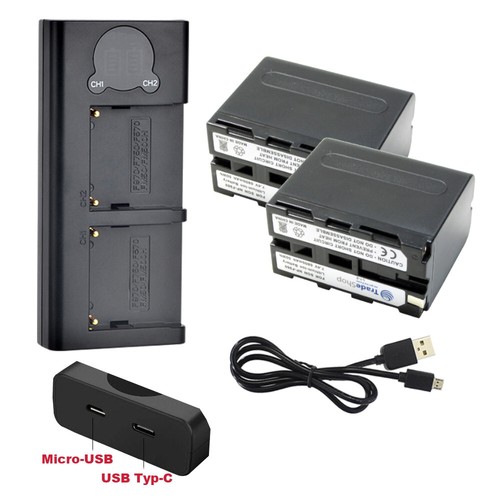 Caricabatteria doppio lcd 2x - doppio,