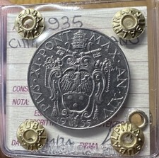MONETA CITTA' DEL VATICANO PIO XI 2 LIRE 1935 sigillata SPL+ SUBALPINA