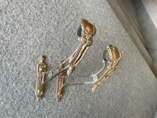 Antiche staffe reggi bastone per tende