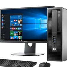 SET PC DESKTOP FAST COMPUTER i5 6° QUAD Wi-Fi e TFT 16 GB WINDOWS 10 SSD & HDD