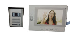 KIT VIDEOCITOFONO FAMILIARE MONITOR TELECAMERA IR 7 POLLICI VIDEO
