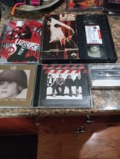 U2 Dvd Vhs Cd And Cassette Lot