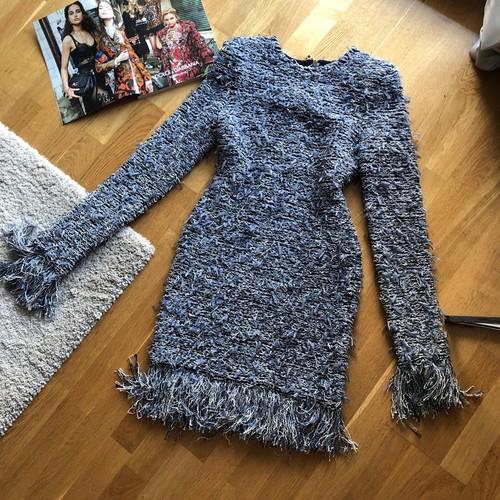 Balmain abito bouclé lusso - *balmain*,