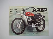 advertising Pubblicità 1975 MOTO ASPES NAVAHO ECO