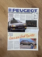 Publicité Vintage PEUGEOT 205
