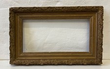 Falzmaße 53,3 X 27,3 CM Cornice Decorata Gründerzeit Oro Antico Vintage