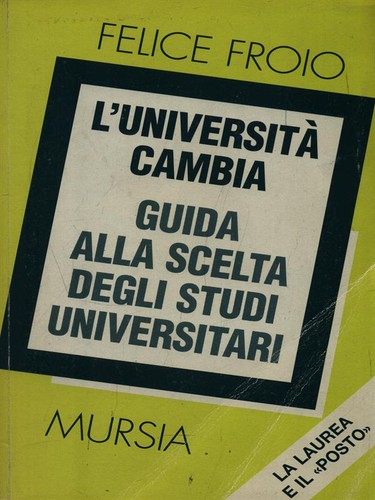 Universita cambia guida - l'universita', cambia.