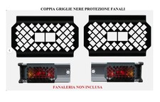 2X GRIGLIA PROTEZIONE FANALI POSTERIORI ADATTO A IVECO DAILY EUROCAR BARRA CURVA