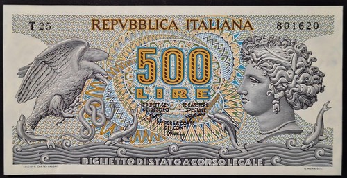 Banconota 500 lire - 500,