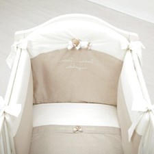 NANAN Set Piumone Lettino 4pz Tato Écru