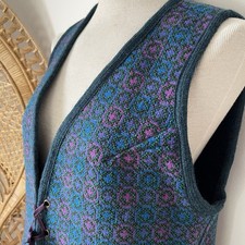 Gilet/gilet psichedelico lana