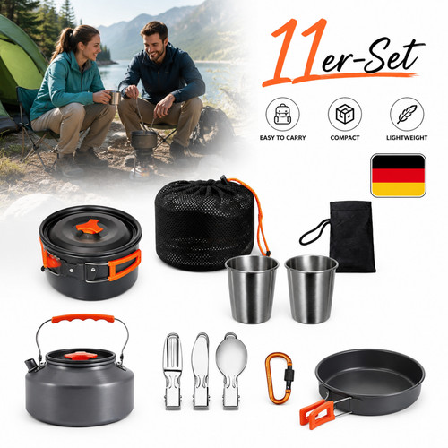 Set stoviglie campeggio - set,